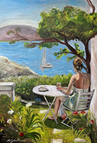 Pintura intitulada "Solitudine e Libertà" por Roberto Cafarotti, Obras de arte originais, Óleo