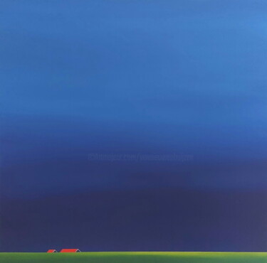 The last light of the day Peinture intitulée "The last light of t…" par Nelly Van Nieuwenhuijzen, Œuvre d'art originale, Acrylique Monté sur Châssis e…