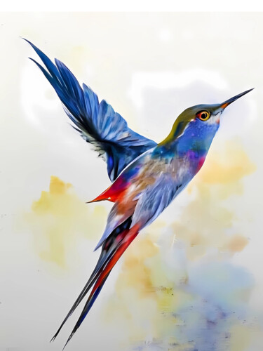 数字艺术 标题为“Art bird” 由Pict T Mosb, 原创艺术品, AI生成的图像