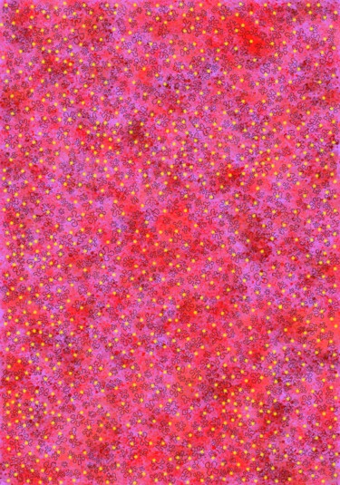 数字艺术 标题为“Parterre de rouges” 由Pascal Rissac, 原创艺术品, 数字油画