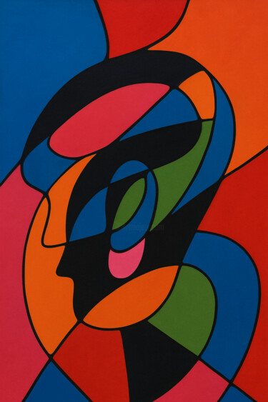 Arts numériques intitulée "Fragmentations du m…" par Yahya Ahssaini, Œuvre d'art originale, Peinture numérique