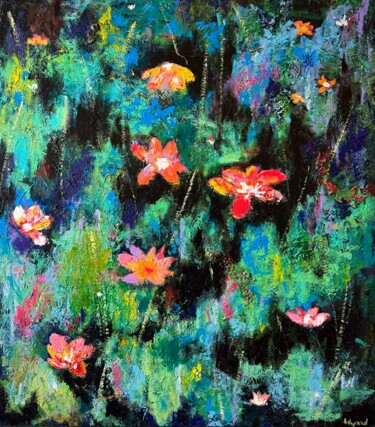 Painting titled "Кусочек Рая" by Edvard Badalyan, Original Artwork, Acrylic