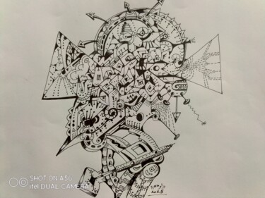 图画 标题为“abstraction4” 由Daoudi Mohamed, 原创艺术品, 标记