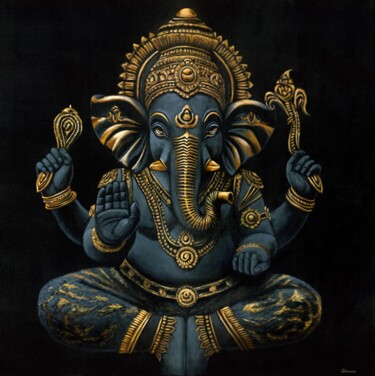 绘画 标题为“Classic Ganesha” 由Alina Shimova, 原创艺术品, 丙烯