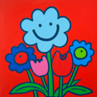 Malerei mit dem Titel "Sunny Day" von Ivy Blue, Original-Kunstwerk, Acryl