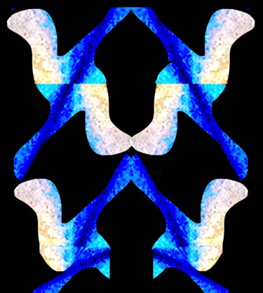 Organic Symmetry 3d2b 数字艺术 标题为“Organic Symmetry 3d…” 由Ken Lerner, 原创艺术品, 2D数字工作