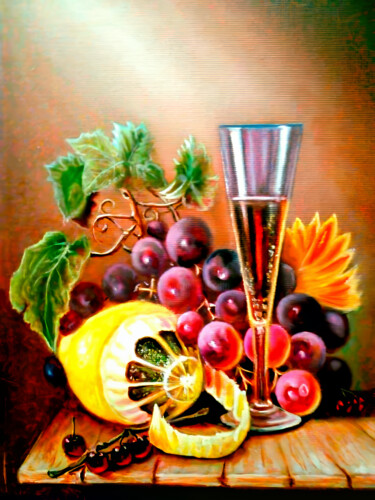 绘画 标题为“Celebration of Frui…” 由Nurgaliy Abdigaliyev, 原创艺术品, 油