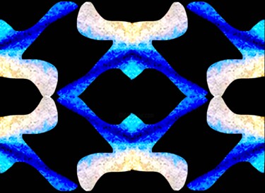 Organic Symmetry 3d4 数字艺术 标题为“Organic Symmetry 3d4” 由Ken Lerner, 原创艺术品, 2D数字工作
