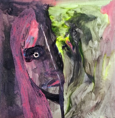 Картина под названием "Little Big characte…" - Milto Sideris, Подлинное произведение искусства, Акрил