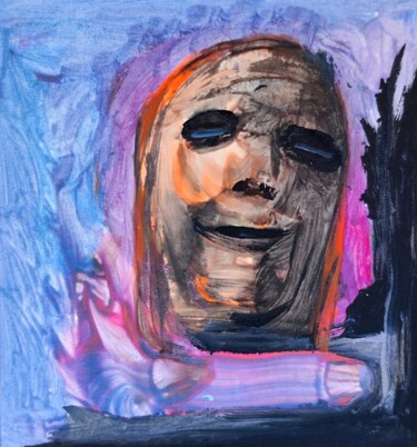 Pintura intitulada "Little Big characte…" por Milto Sideris, Obras de arte originais, Acrílico