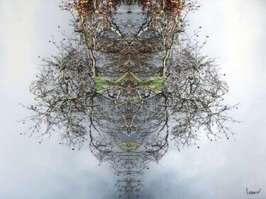 Photography titled "Le Guerrier de Lumi…" by Véronique Gerard, Original Artwork, Acrylic Mounted on Wood Stretcher frame