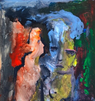 Pintura intitulada "Little Big characte…" por Milto Sideris, Obras de arte originais, Acrílico