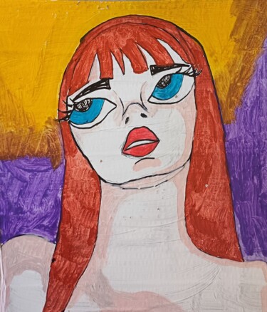 Schilderij getiteld "Nation matter" door Ashton Knighting, Origineel Kunstwerk, Gouache