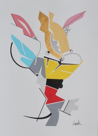 Peinture intitulée "25 027 Envol" par Pascal Cavalli, Œuvre d'art originale, Acrylique