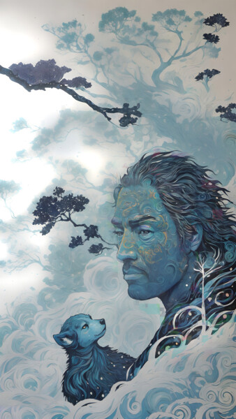 Shadows of Eternal Sorrow: The Melody of Fidelity 数字艺术 标题为“Shadows of Eternal…” 由Sofia Markina, 原创艺术品, AI生成的图像
