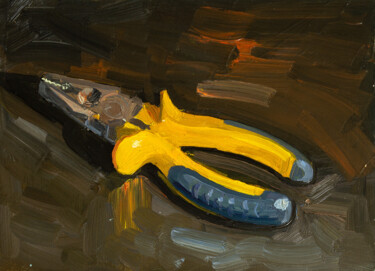 Pliers Painting titled "Pliers" by Serhii Zavadenko, Original Artwork, Oil