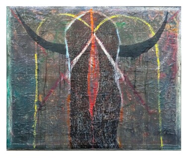 Pittura intitolato "Tantra 1" da Rounak Rai Artist Rounak Rai, Opera d'arte originale, Acrilico
