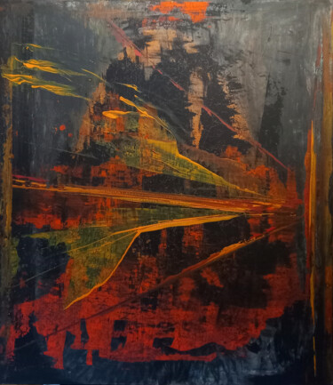 绘画 标题为“Movement” 由Igor Mishenev, 原创艺术品, 丙烯 安装在木质担架架上