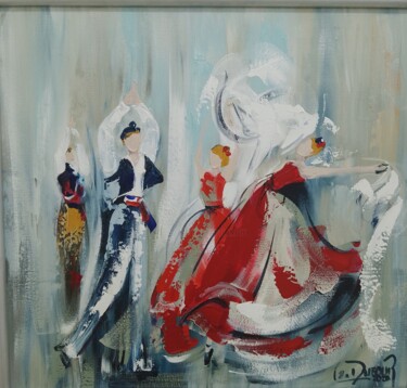 绘画 标题为“BAILAORAS II” 由Beatriz Dufour, 原创艺术品, 丙烯