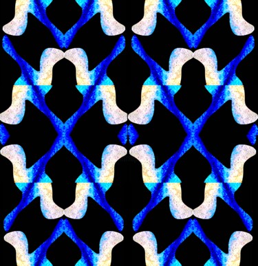 Arte digitale intitolato "Organic Symmetry 3d…" da Ken Lerner, Opera d'arte originale, Lavoro digitale 2D