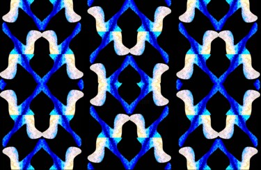 数字艺术 标题为“Organic Symmetry 3d…” 由Ken Lerner, 原创艺术品, 2D数字工作
