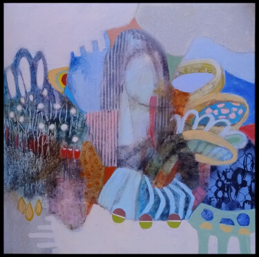 绘画 标题为“Wonderland” 由Florentina-Maria Popescu, 原创艺术品, 丙烯 安装在木质担架架上