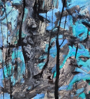 Картина под названием "Imaginary jungles p…" - Milto Sideris, Подлинное произведение искусства, Акрил