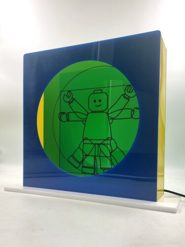 "Alter Ego Lamp Box" başlıklı Design Alepiano Alepiano (Alepiano) tarafından, Orijinal sanat, Armatür