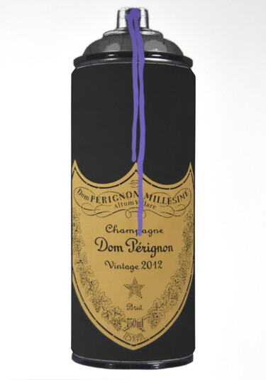绘画 标题为“Dom Gold 2012 (Purp…” 由Campbell La Pun, 原创艺术品, 喷漆