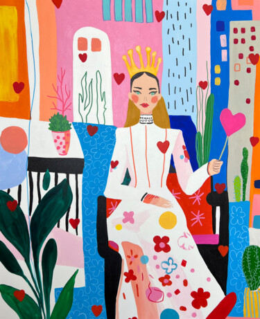 제목이 "Whimsical Imperatri…"인 미술작품 Sasha Robinson로, 원작, 아크릴