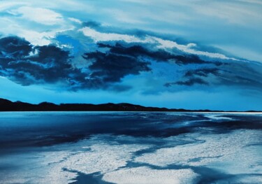 绘画 标题为“Blue landscape” 由Felix Günther, 原创艺术品, 丙烯