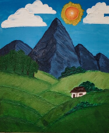 "Highland Meadows" başlıklı Tablo Metierbykerris tarafından, Orijinal sanat, Akrilik