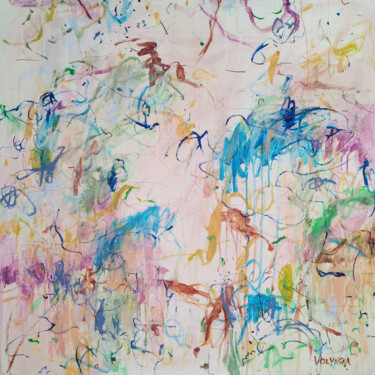 绘画 标题为“Dance of the Colour…” 由Natalya Volynska, 原创艺术品, 丙烯 安装在木质担架架上