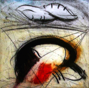 印花与版画 标题为“FAIS COMME TU SENS…” 由Paul Cloutier, 原创艺术品, 雕刻