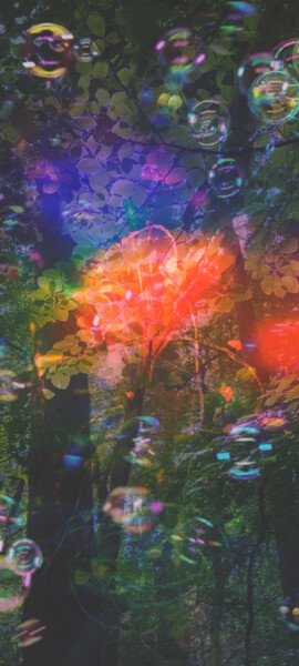 Digitale Kunst mit dem Titel "the blossom of life" von Tomas Glasemann (JoEl), Original-Kunstwerk, 2D digitale Arbeit