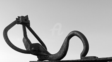 Sculpture titled "Nu Reclinado com La…" by José Claudinei Da Cruz, Original Artwork, Metals