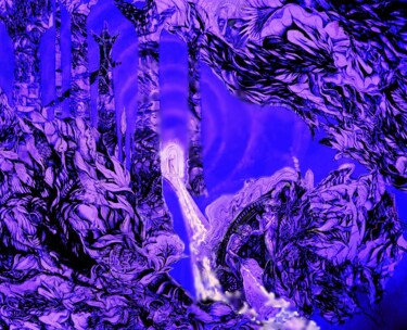数字艺术 标题为“Меч Ангела” 由Varu Kadis, 原创艺术品, 数字油画