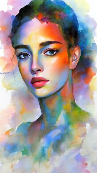 数字艺术 标题为“Beautiful woman art…” 由Pict T Mosb, 原创艺术品, AI生成的图像