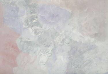 White Lavender Dreamscape Mornings Clouds 绘画 标题为“White Lavender Drea…” 由Vafa Majidli, 原创艺术品, 丙烯