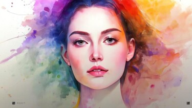 woman art prints, art wall 数字艺术 标题为“woman art prints, a…” 由Pict T Mosb, 原创艺术品, AI生成的图像