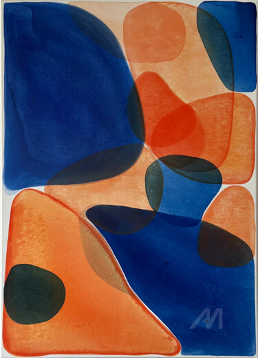 Malarstwo zatytułowany „Holiday Vibrations” autorstwa Barbara Wójcik, Oryginalna praca, Akryl