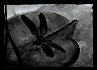 图画 标题为“Dragonfly” 由Kirk Yastreb, 原创艺术品, 标记