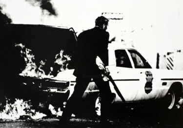 绘画 标题为“Steve McQueen Getaw…” 由Russell Young, 原创艺术品, 丝网印刷