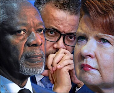 Photography titled "Kofi Annan, Tedros…" by Dags Vidulejs, Original Artwork, Manipulated Photography