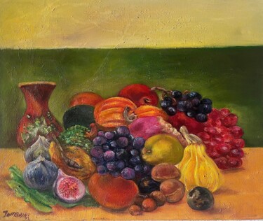 绘画 标题为“Nature morte 2025” 由Lola Jumaeva Novikova, 原创艺术品, 油