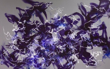 绘画 标题为“Emotion In Reverse” 由Paresh Nrshinga F R S A, 原创艺术品, 丙烯 安装在木质担架架上