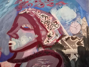 绘画 标题为“Contemplative Woman” 由Yerkezhan Kamentayeva, 原创艺术品, 油