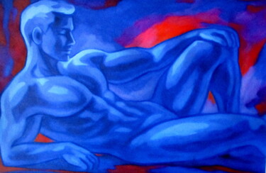 绘画 标题为“"Ethereal Strength"” 由Helena Wierzbicki, 原创艺术品, 丙烯