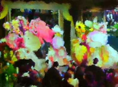 数字艺术 标题为“Fantastique Fleurir” 由Russell Newell, 原创艺术品, 2D数字工作