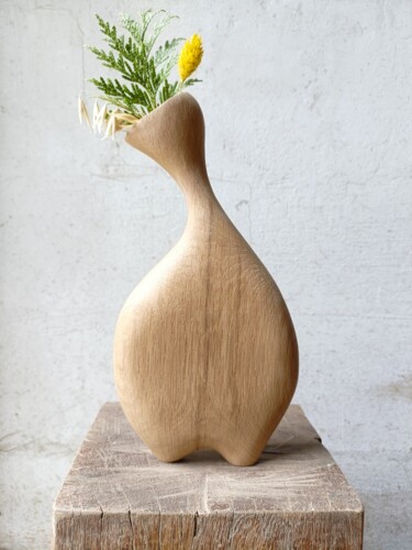 雕塑 标题为“Vase abstrait en ch…” 由Renat Shuteev, 原创艺术品, 木